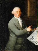 Francisco de Goya Portrait of Ventura Rodriguez oil painting on canvas